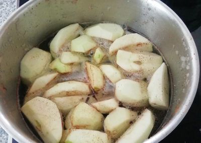 Apfelkompott kochen